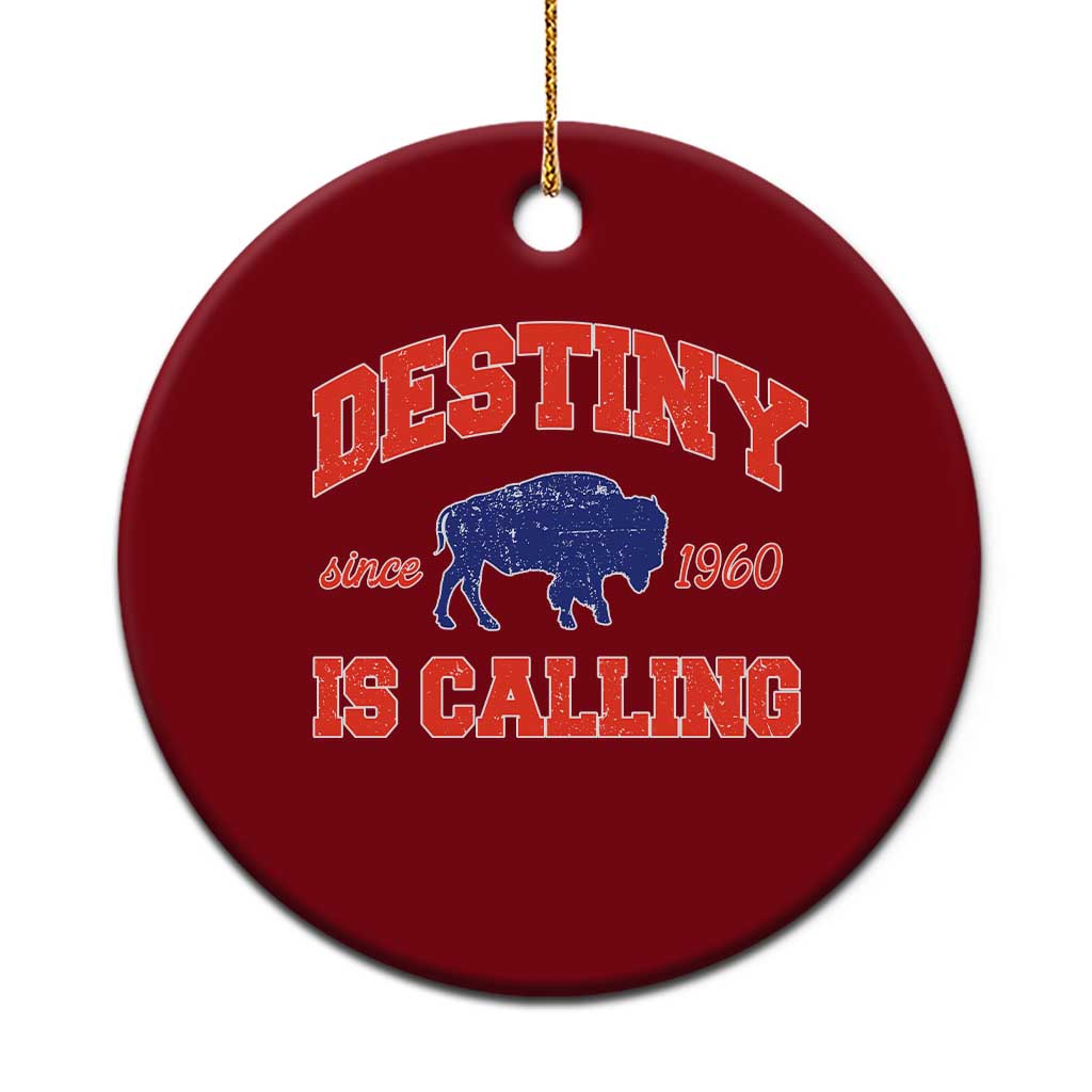 BFB Game Day Ceramic Ornament Vintage Destiny is Calling Victory Monday TS10 1pc Red Print Your Wear