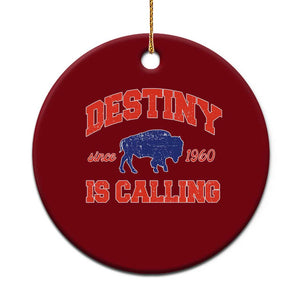 BFB Game Day Ceramic Ornament Vintage Destiny is Calling Victory Monday TS10 1pc Red Print Your Wear