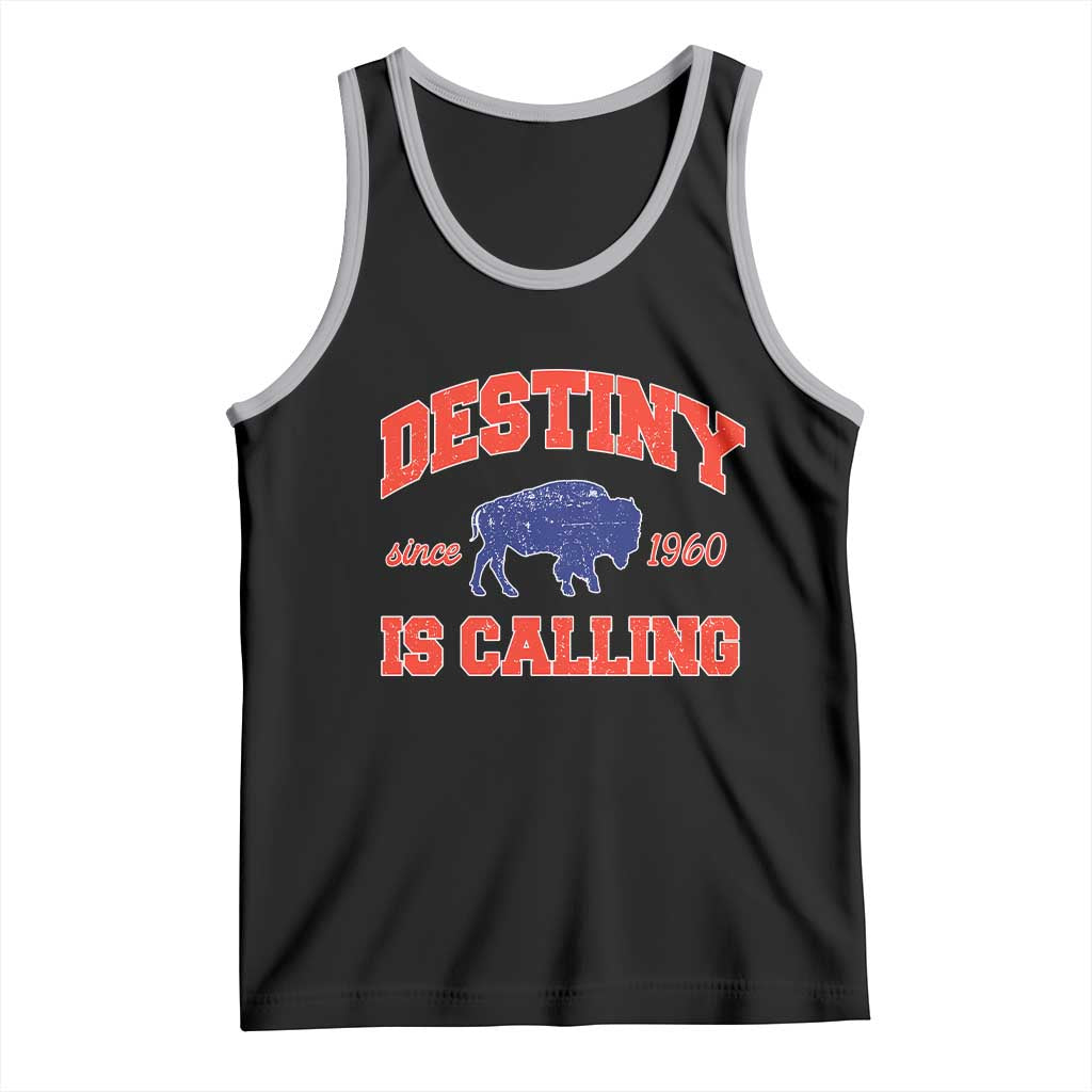 Buffalo Fan Tank Top Vintage Destiny is Calling Victory Monday TS10 Black Athletic Heather Print Your Wear