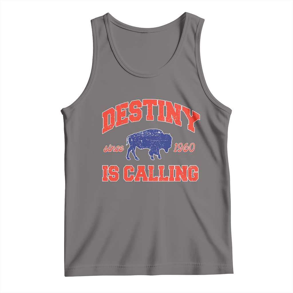 Buffalo Fan Tank Top Vintage Destiny is Calling Victory Monday TS10 Deep Heather Print Your Wear