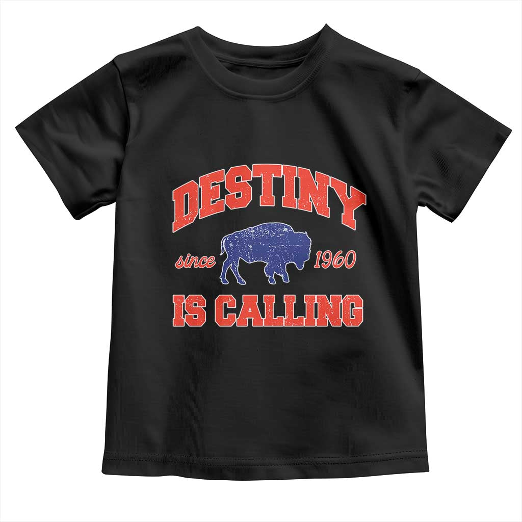 BFB Game Day Toddler T Shirt Vintage Destiny is Calling Victory Monday TS10 Black Print Your Wear