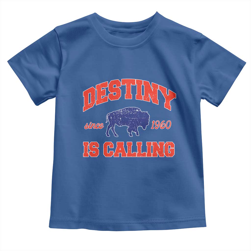 BFB Game Day Toddler T Shirt Vintage Destiny is Calling Victory Monday TS10 Royal Blue Print Your Wear