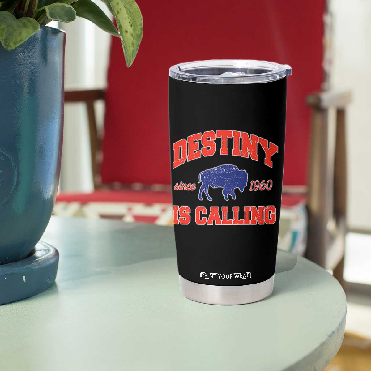 BFB Game Day Tumbler Cup Vintage Destiny is Calling Victory Monday TS10 Print Your Wear