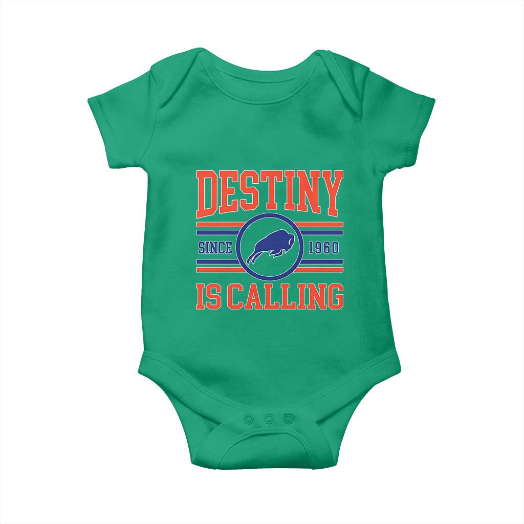 Buffalo Football Baby Onesie Funny Vintage 90s Bills Fan TS10 Irish Green Print Your Wear