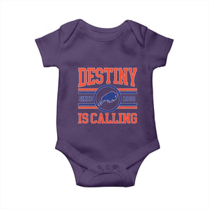 Buffalo Football Baby Onesie Funny Vintage 90s Bills Fan TS10 Purple Print Your Wear