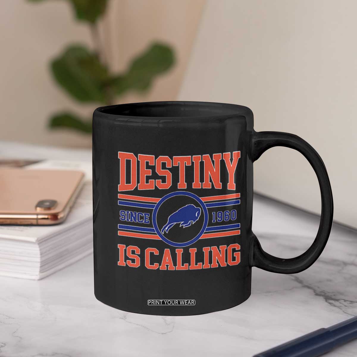 BFB Football Coffee Mug Funny Vintage 90s TS10 Print Your Wear