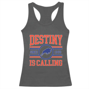Buffalo Football Racerback Tank Top Funny Vintage 90s Bills Fan TS10 Dark Heather Print Your Wear