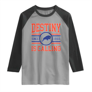 Buffalo Football Raglan Shirt Funny Vintage 90s Bills Fan TS10 Sport Gray Black Print Your Wear