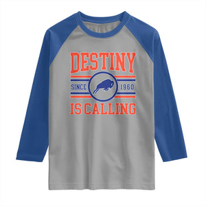 Buffalo Football Raglan Shirt Funny Vintage 90s Bills Fan TS10 Sport Gray Royal Print Your Wear