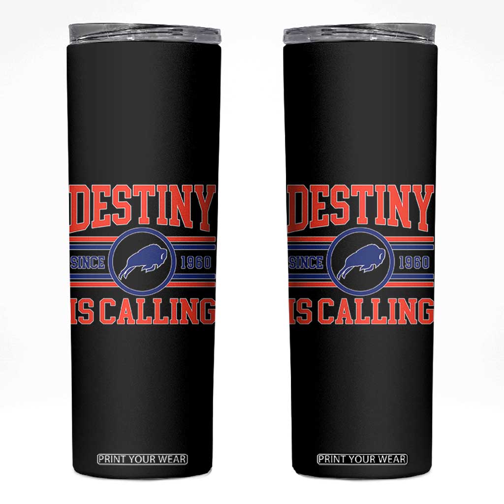 Buffalo Football Skinny Tumbler Funny Vintage 90s Bills Fan TS10 Black Print Your Wear