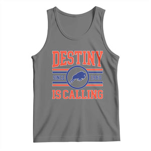 Buffalo Football Tank Top Funny Vintage 90s Bills Fan TS10 Black Heather Print Your Wear