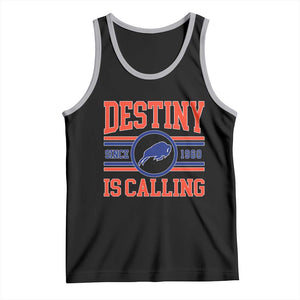 Buffalo Football Tank Top Funny Vintage 90s Bills Fan TS10 Black Athletic Heather Print Your Wear