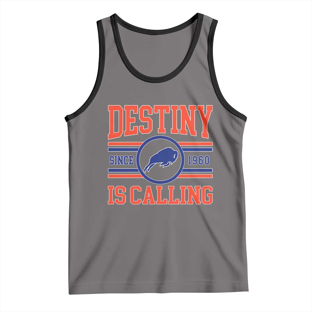 Buffalo Football Tank Top Funny Vintage 90s Bills Fan TS10 Deep Heather Black Print Your Wear