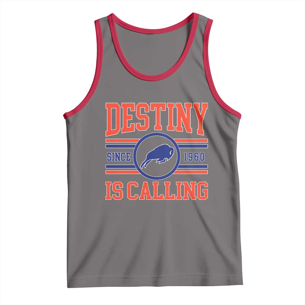 BFB Football Tank Top Funny Vintage 90s TS10 Deep Heather Red Print Your Wear
