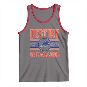 BFB Football Tank Top Funny Vintage 90s TS10 Deep Heather Red Print Your Wear