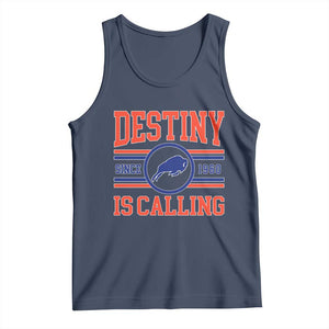 Buffalo Football Tank Top Funny Vintage 90s Bills Fan TS10 Navy Print Your Wear