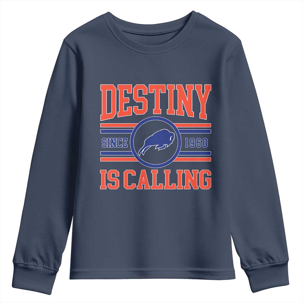 BFB Football Youth Sweatshirt Funny Vintage 90s TS10 Navy Print Your Wear