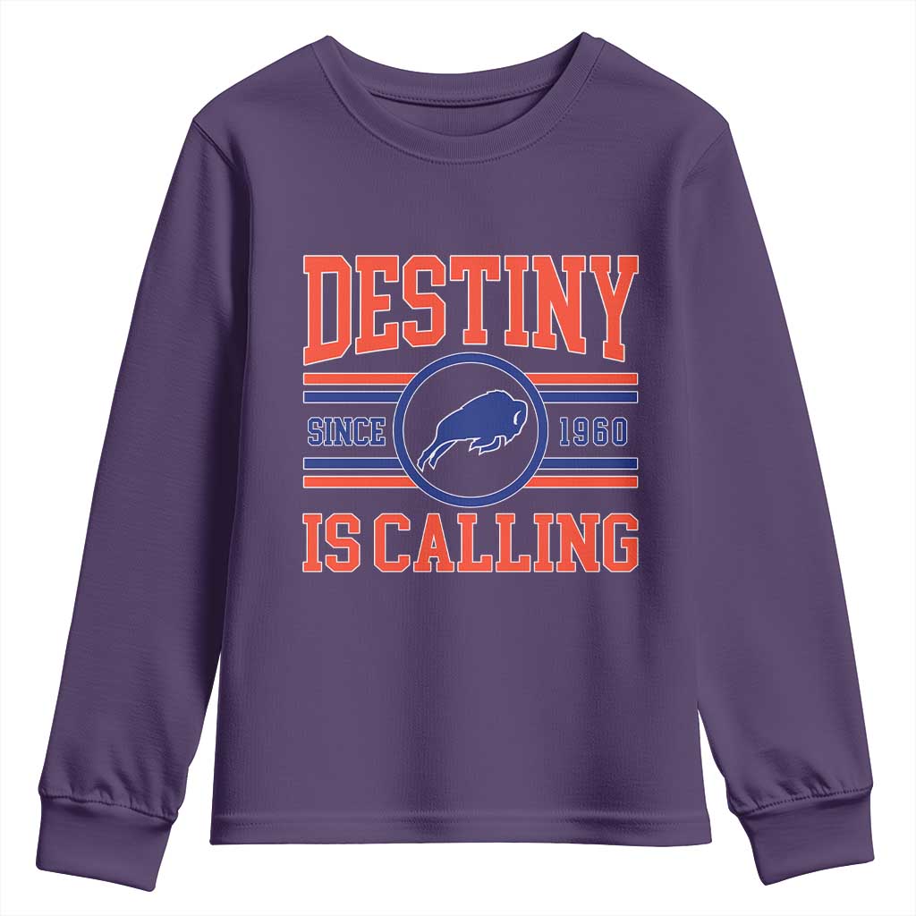 BFB Football Youth Sweatshirt Funny Vintage 90s TS10 Purple Print Your Wear