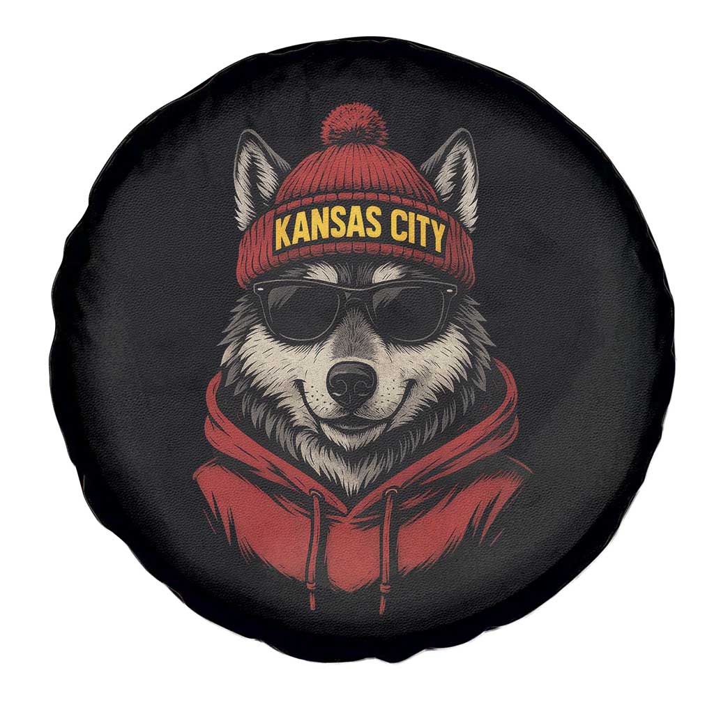 KC Game Day Spare Tire Cover Vintage Retro Football Mascot TS10 Print Your Wear