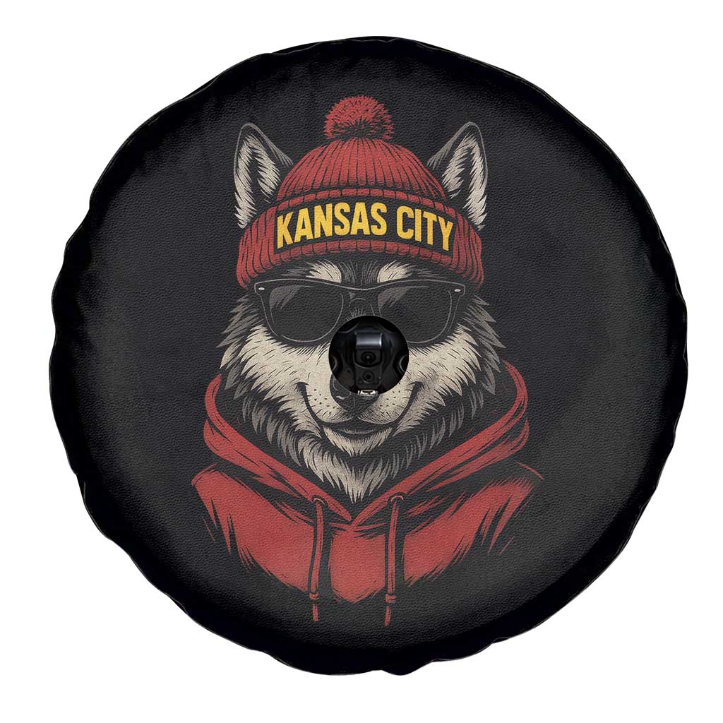KC Game Day Spare Tire Cover Vintage Retro Football Mascot TS10 Print Your Wear