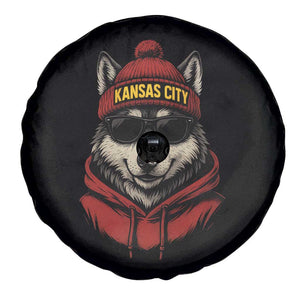 KC Game Day Spare Tire Cover Vintage Retro Football Mascot TS10 Print Your Wear