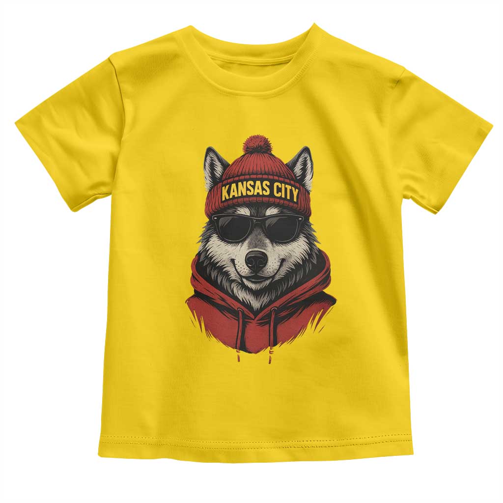 Kansas City Toddler T Shirt Vintage Retro Wolf Mascot TS10 Daisy Print Your Wear