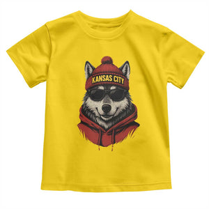 Kansas City Toddler T Shirt Vintage Retro Wolf Mascot TS10 Daisy Print Your Wear