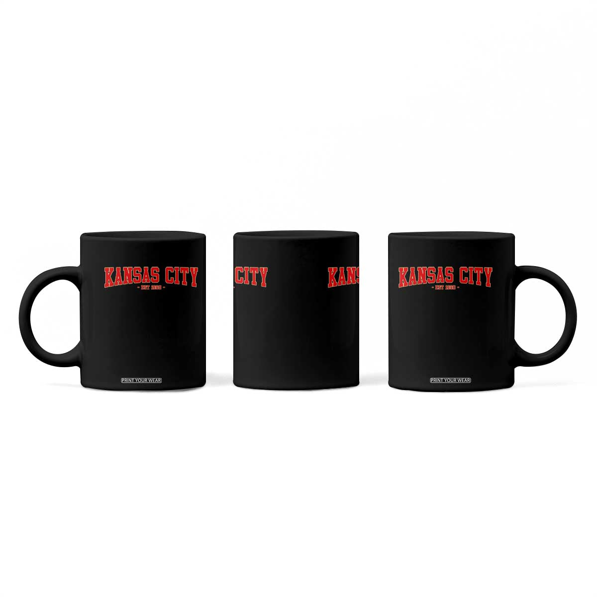 KC Game Day Coffee Mug Retro Style 90s Vintage Unisex Varisty Football TS10 Print Your Wear