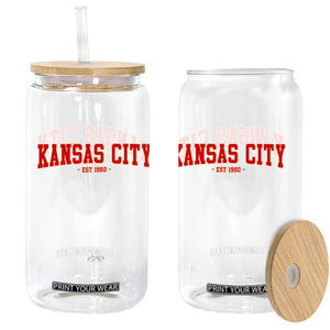 KC Game Day Glass Can Retro Style 90s Vintage Unisex Varisty Football TS10 Print Your Wear
