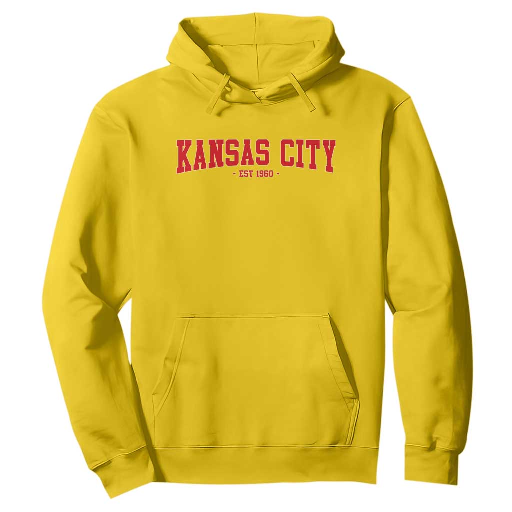 Kansas City Hoodie Retro Style 90s Vintage Unisex Varisty TS10 Daisy Print Your Wear