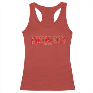 KC Game Day Racerback Tank Top Retro Style 90s Vintage Unisex Varisty Football TS10 Red Print Your Wear