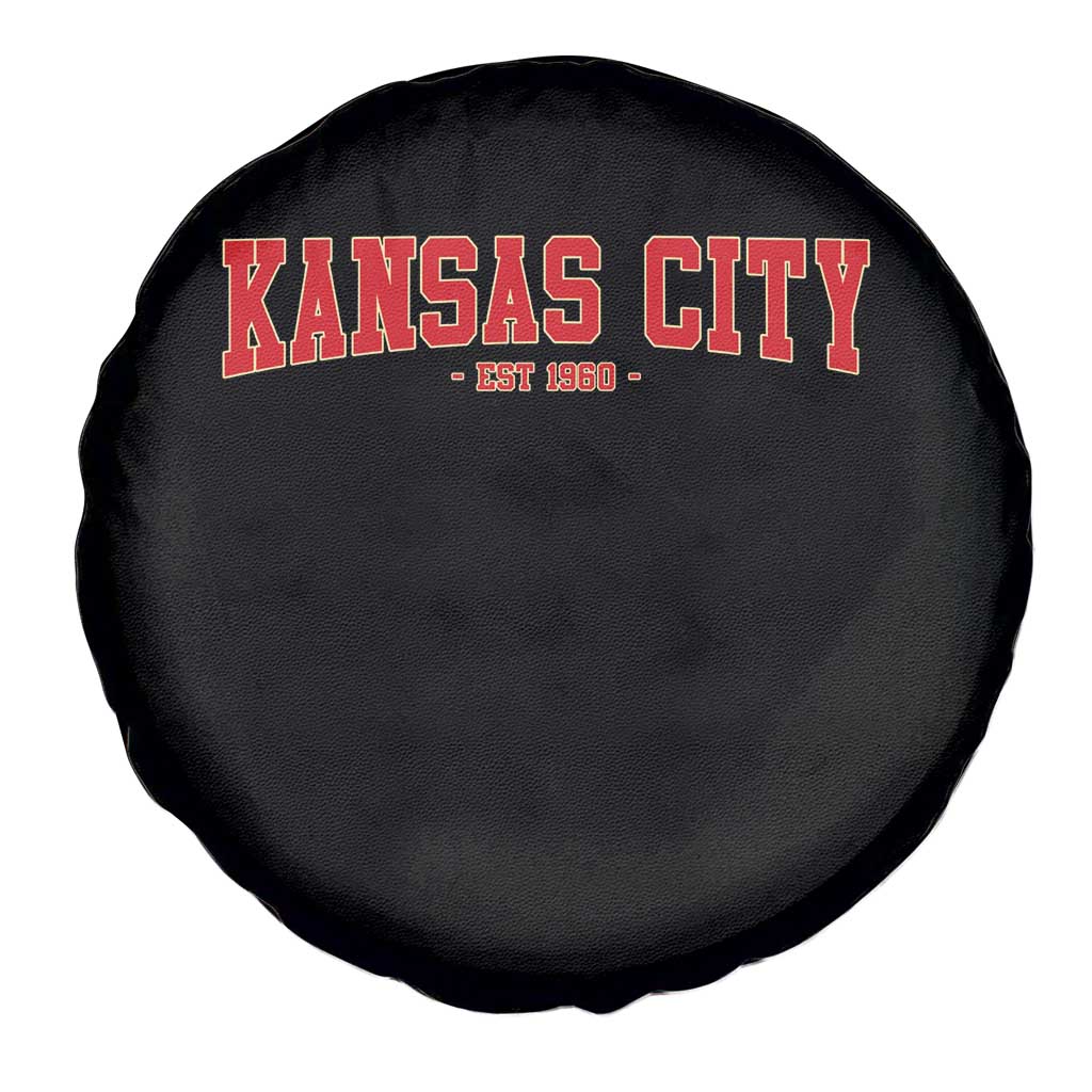 KC Game Day Spare Tire Cover Retro Style 90s Vintage Unisex Varisty Football TS10 Print Your Wear