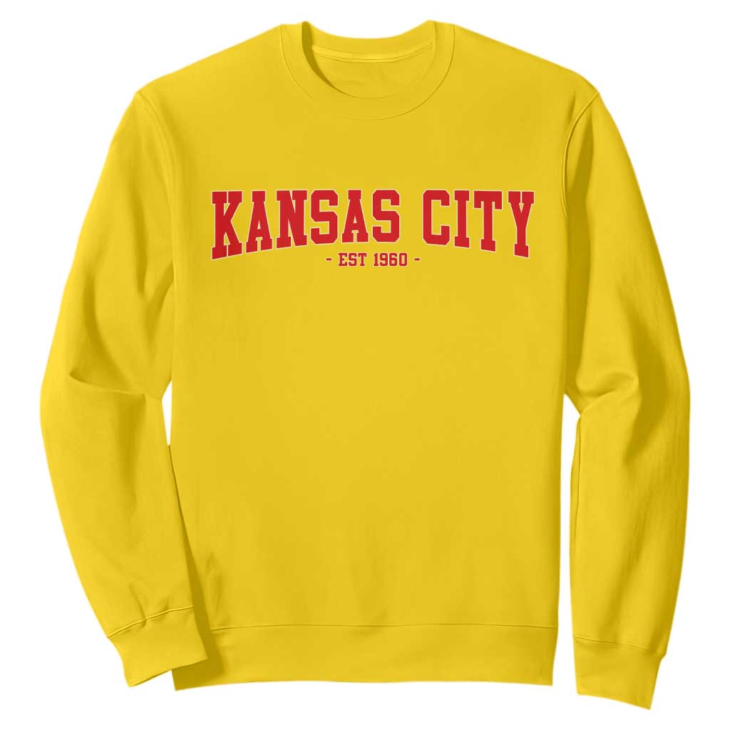 Kansas City Sweatshirt Retro Style 90s Vintage Unisex Varisty TS10 Daisy Print Your Wear