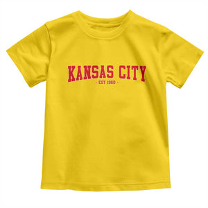Kansas City Toddler T Shirt Retro Style 90s Vintage Unisex Varisty TS10 Daisy Print Your Wear
