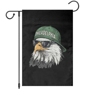 Philadelphia Fan Garden Flag Retro Eagle Sports Fan TS10 Black Print Your Wear