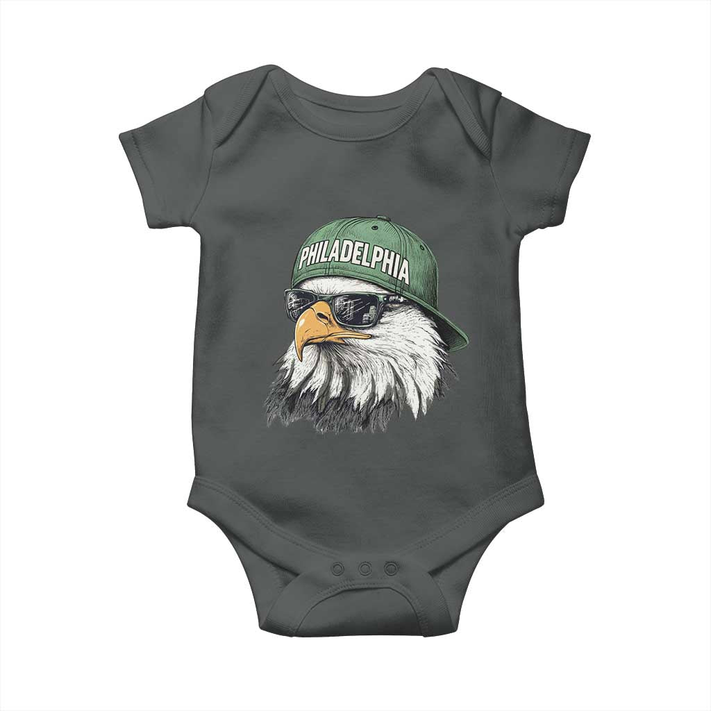EF Game Day Baby Onesie Retro Sports Fan TS10 Dark Heather Print Your Wear