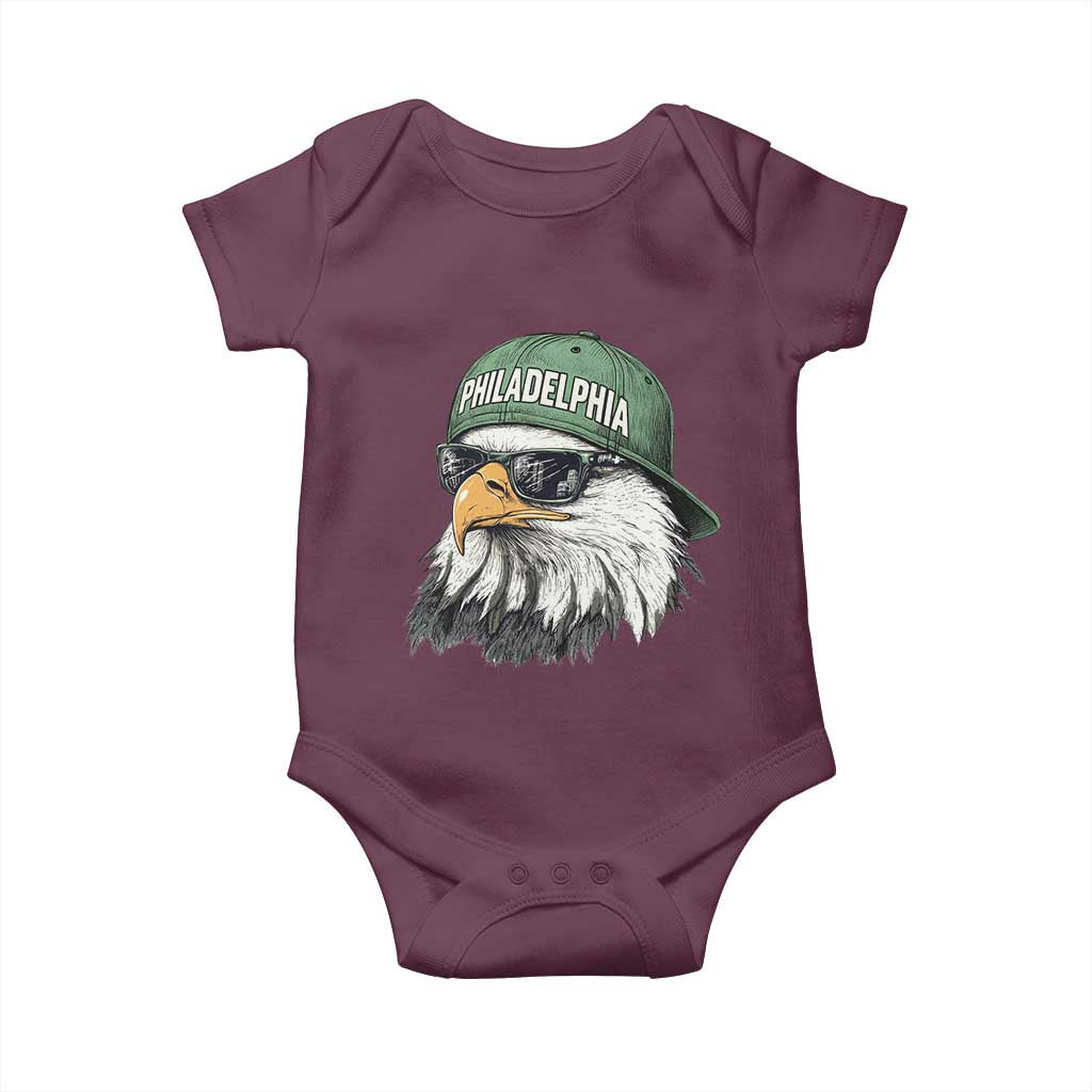 EF Game Day Baby Onesie Retro Sports Fan TS10 Maroon Print Your Wear