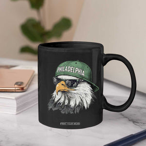 Philadelphia Fan Coffee Mug Retro Eagle Sports Fan TS10 Print Your Wear