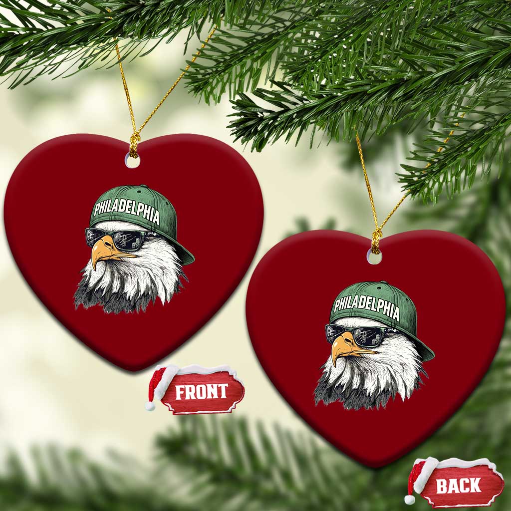 Philadelphia Fan Ceramic Ornament Retro Eagle Sports Fan TS10 Print Your Wear