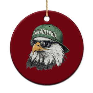 Philadelphia Fan Ceramic Ornament Retro Eagle Sports Fan TS10 1pc Red Print Your Wear
