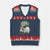Philadelphia Fan V-Neck Knit Sweater Vest Retro Eagle Sports Fan TS10 Navy Red Print Your Wear