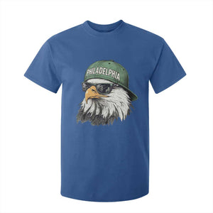 Philadelphia Fan T Shirt For Kid Retro Eagle Sports Fan TS10 Royal Blue Print Your Wear