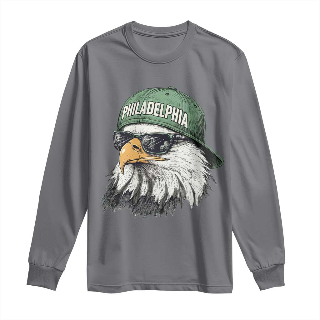 EF Game Day Long Sleeve Shirt Retro Sports Fan TS10 Charcoal Print Your Wear