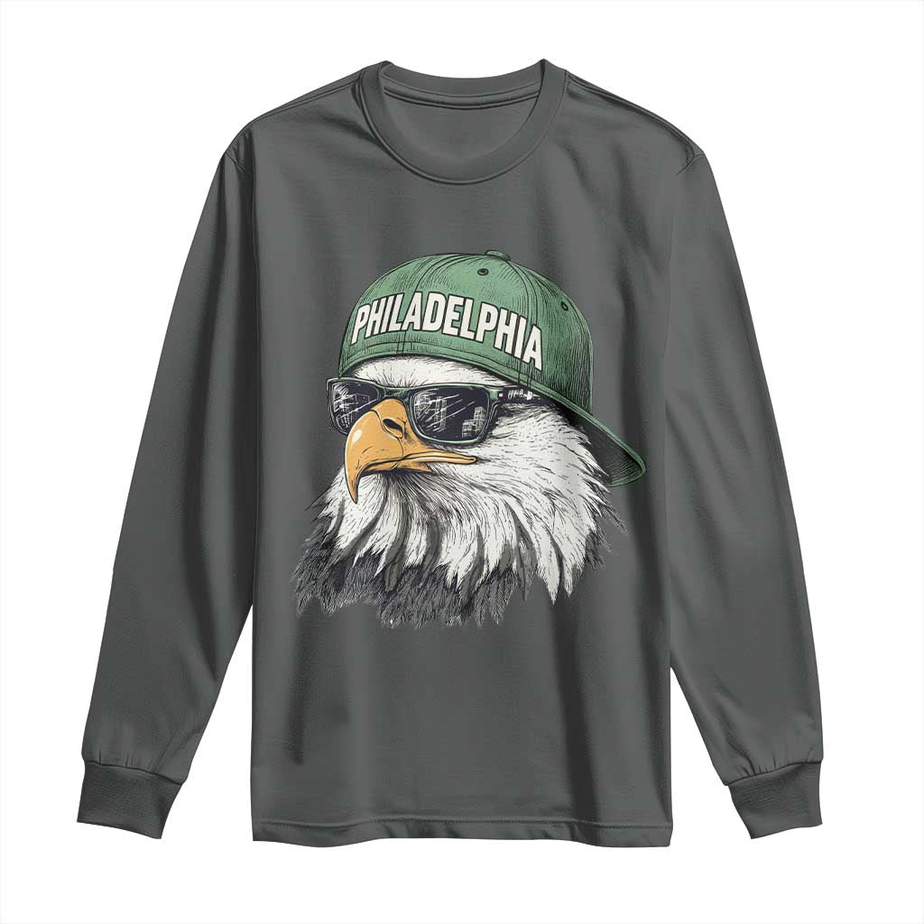 EF Game Day Long Sleeve Shirt Retro Sports Fan TS10 Dark Heather Print Your Wear
