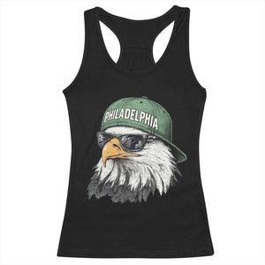 Philadelphia Fan Racerback Tank Top Retro Eagle Sports Fan TS10 Black Print Your Wear