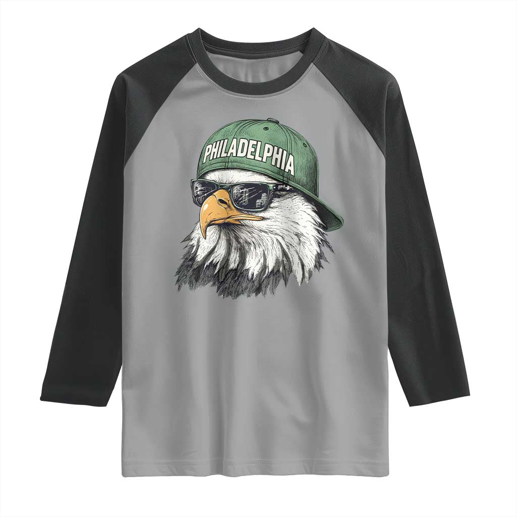 EF Game Day Raglan Shirt Retro Sports Fan TS10 Sport Gray Black Print Your Wear