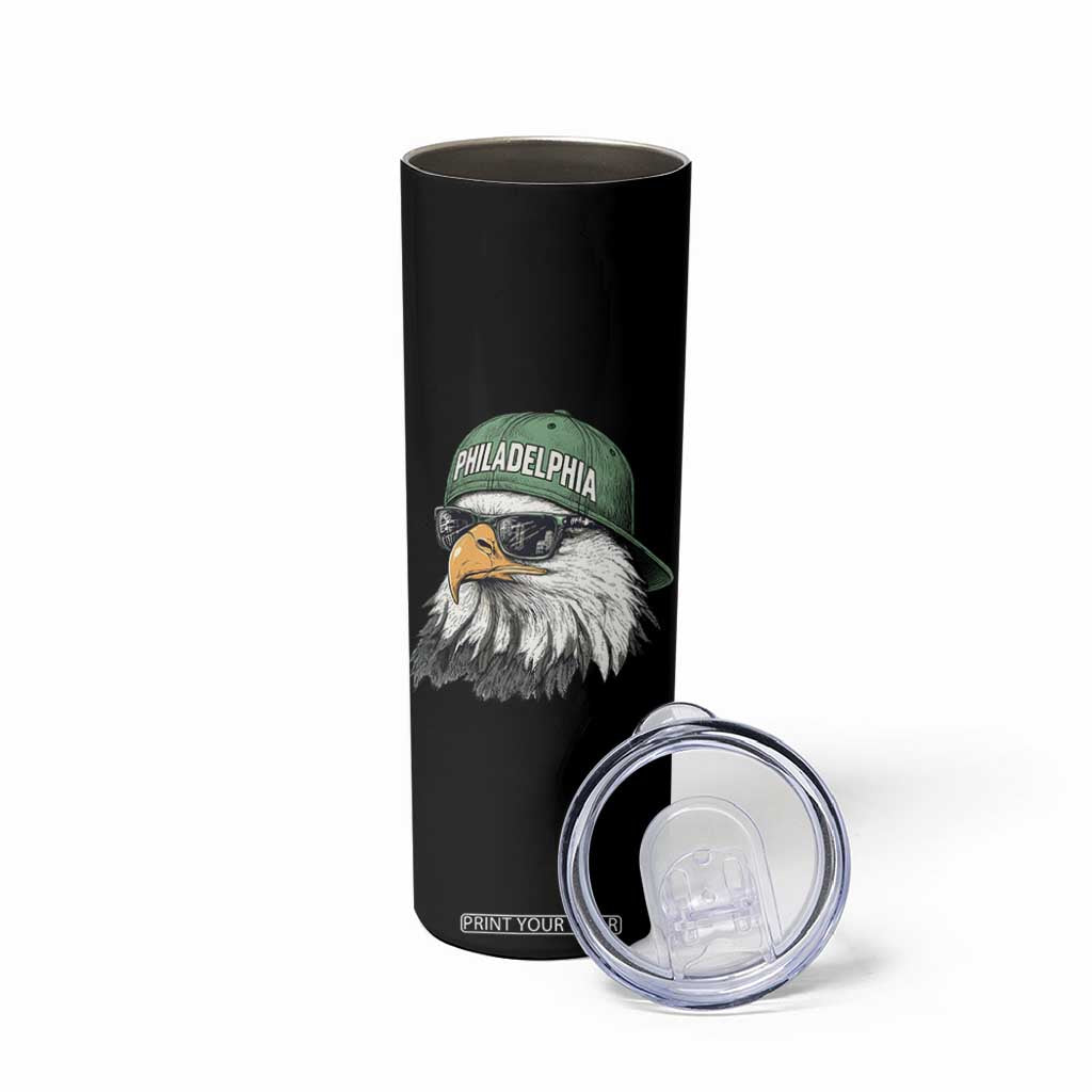 Philadelphia Fan Skinny Tumbler Retro Eagle Sports Fan TS10 Print Your Wear