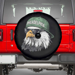 Philadelphia Fan Spare Tire Cover Retro Eagle Sports Fan TS10 Black Print Your Wear