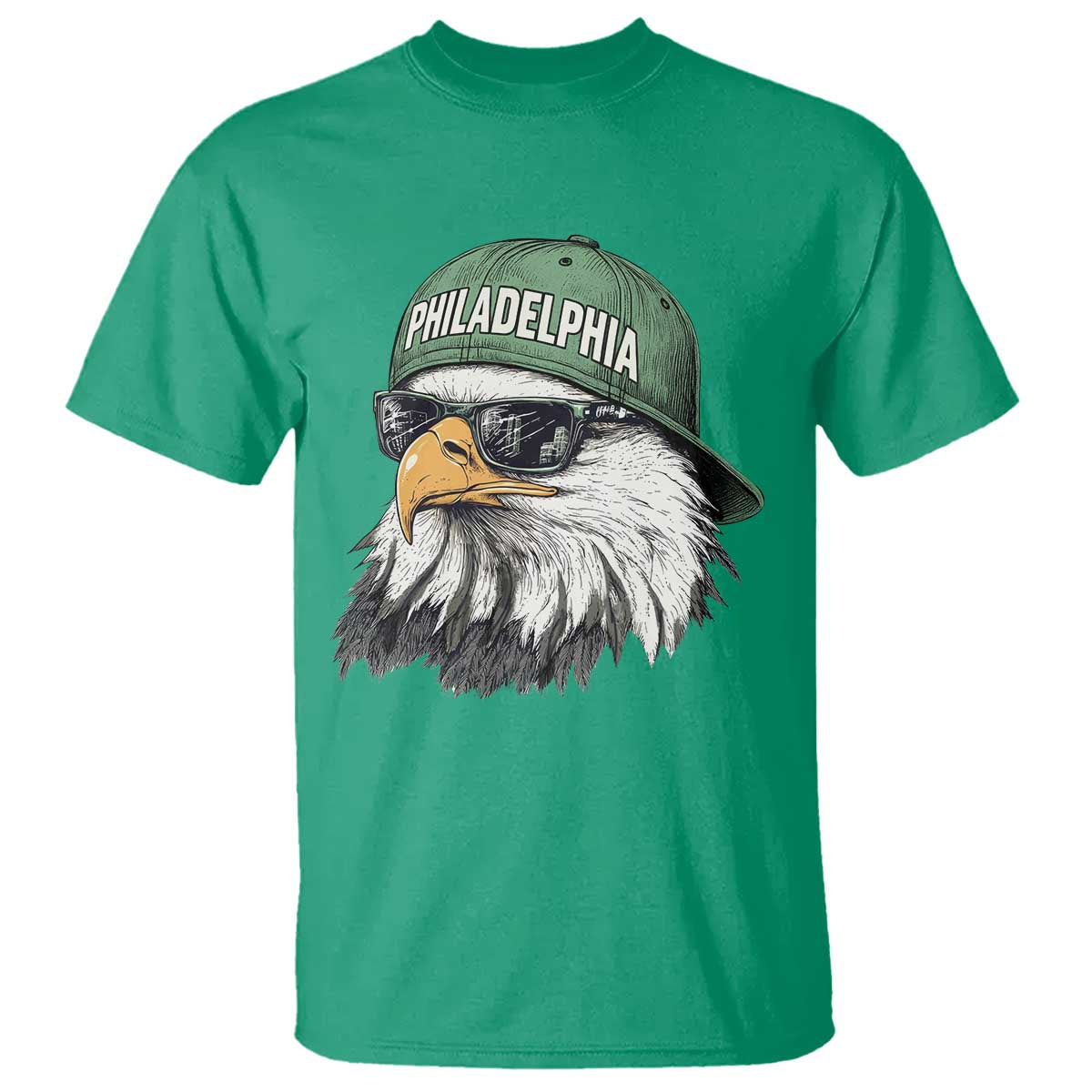 Philadelphia Fan T Shirt Retro Eagle Sports Fan TS10 Irish Green Print Your Wear