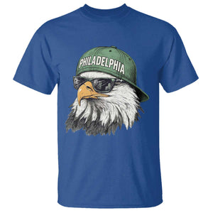 Philadelphia Fan T Shirt Retro Eagle Sports Fan TS10 Royal Blue Print Your Wear